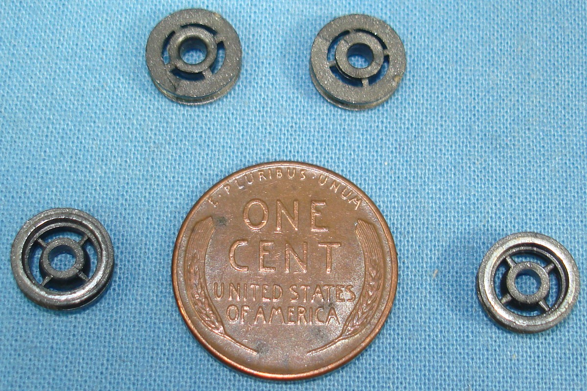 Tycopro Vintage HO Slot Car Racing Front Hubs #A0437 Tycopro Vintage HO Slot Car Racing Front Hubs #A0437