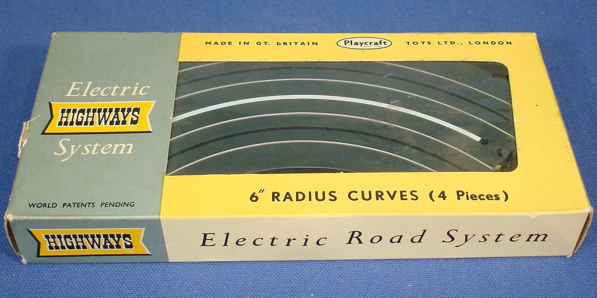 Vintage Playcraft Toys Model Motoring Electric Highways System Track 6 Inch Radius Curves #3002 Vintage Playcraft Toys Model Motoring Electric Highways System Track 6 Inch Radius Curves #3002