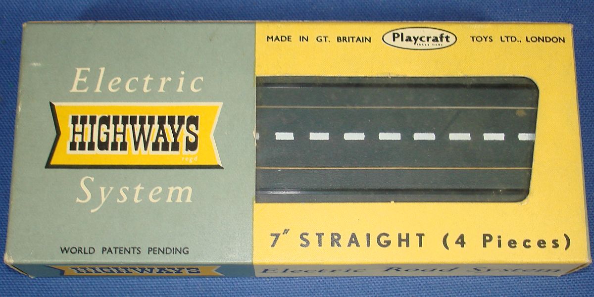 Vintage Playcraft Toys Model Motoring Electric Highways System Track 7 Inch Straights #3004 Vintage Playcraft Toys Model Motoring Electric Highways System Track 7 Inch Straights #3004