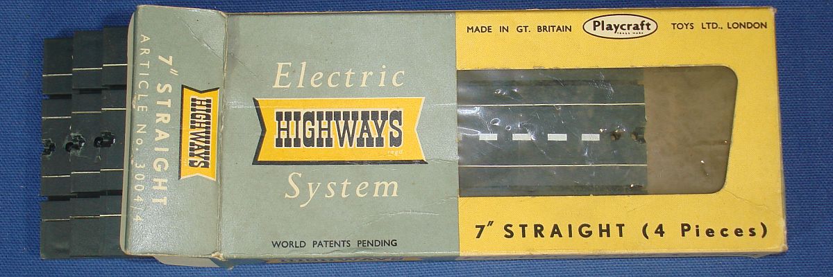 Vintage Playcraft Toys Model Motoring Electric Highways System Track 7 Inch Straights #3004 Vintage Playcraft Toys Model Motoring Electric Highways System Track 7 Inch Straights #3004