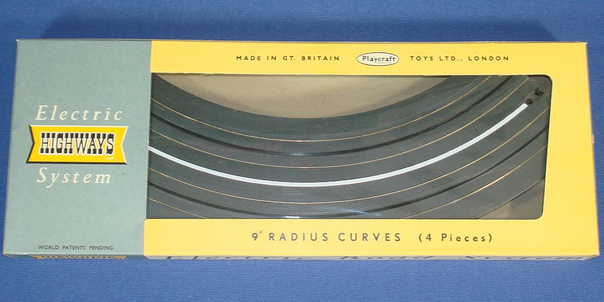 Vintage Playcraft Toys Model Motoring Electric Highways System Track 9 Inch Radius Curves #3001 Vintage Playcraft Toys Model Motoring Electric Highways System Track 9 Inch Radius Curves #3001