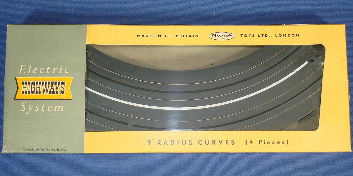 Vintage Playcraft Toys Model Motoring Electric Highways System Track 9 Inch Radius Curves #3001 Vintage Playcraft Toys Model Motoring Electric Highways System Track 9 Inch Radius Curves #3001