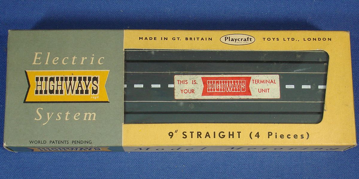 Vintage Playcraft Toys Model Motoring Electric Highways System Track 9 Inch Straights #3003 Vintage Playcraft Toys Model Motoring Electric Highways System Track 9 Inch Straights #3003