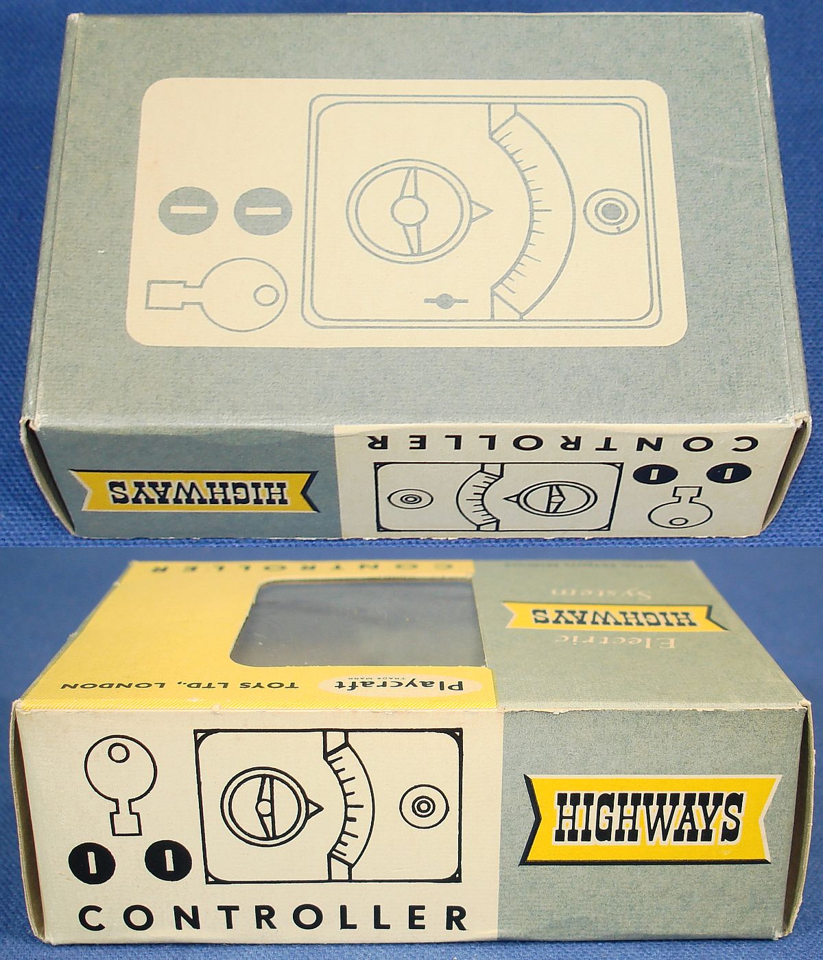 Vintage Playcraft Toys Model Motoring Electric Highways System Controller Article Number 3701 Box Panels Vintage Playcraft Toys Model Motoring Electric Highways System Controller Article Number 3701 Box Panels