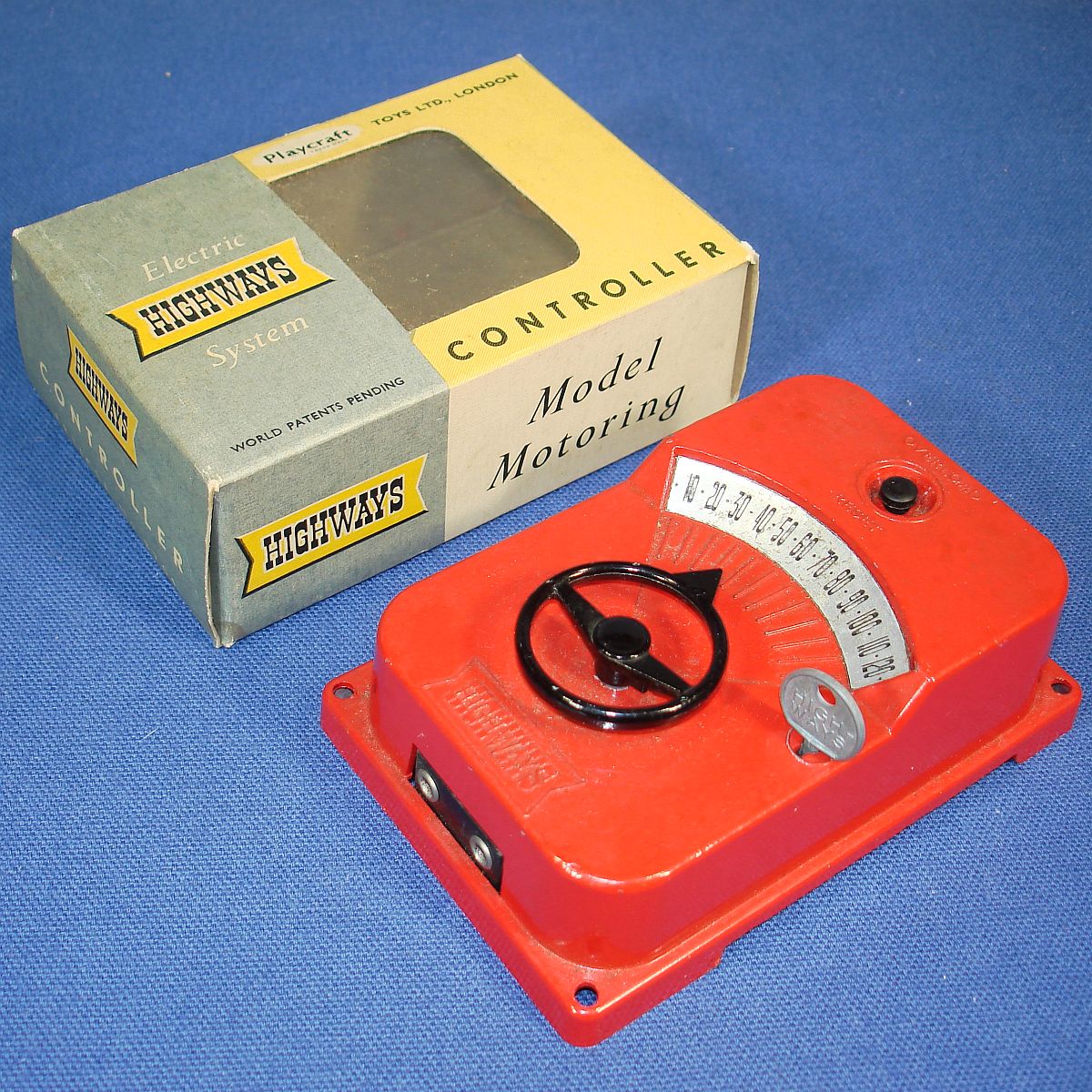 Vintage Playcraft Toys Model Motoring Electric Highways System Controller Article Number 3701 Red Vintage Playcraft Toys Model Motoring Electric Highways System Controller Article Number 3701 Red