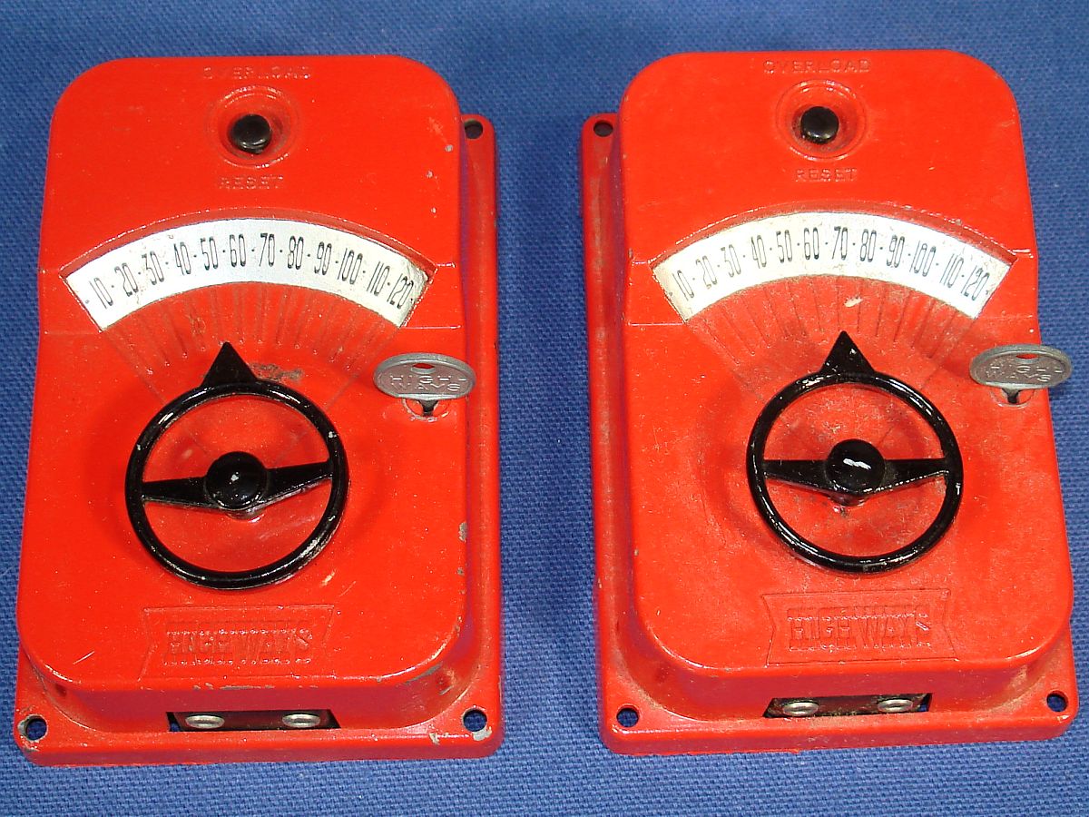 Vintage Playcraft Toys Model Motoring Electric Highways System Controller Article Number 3701 Red Pair Vintage Playcraft Toys Model Motoring Electric Highways System Controller Article Number 3701 Red Pair