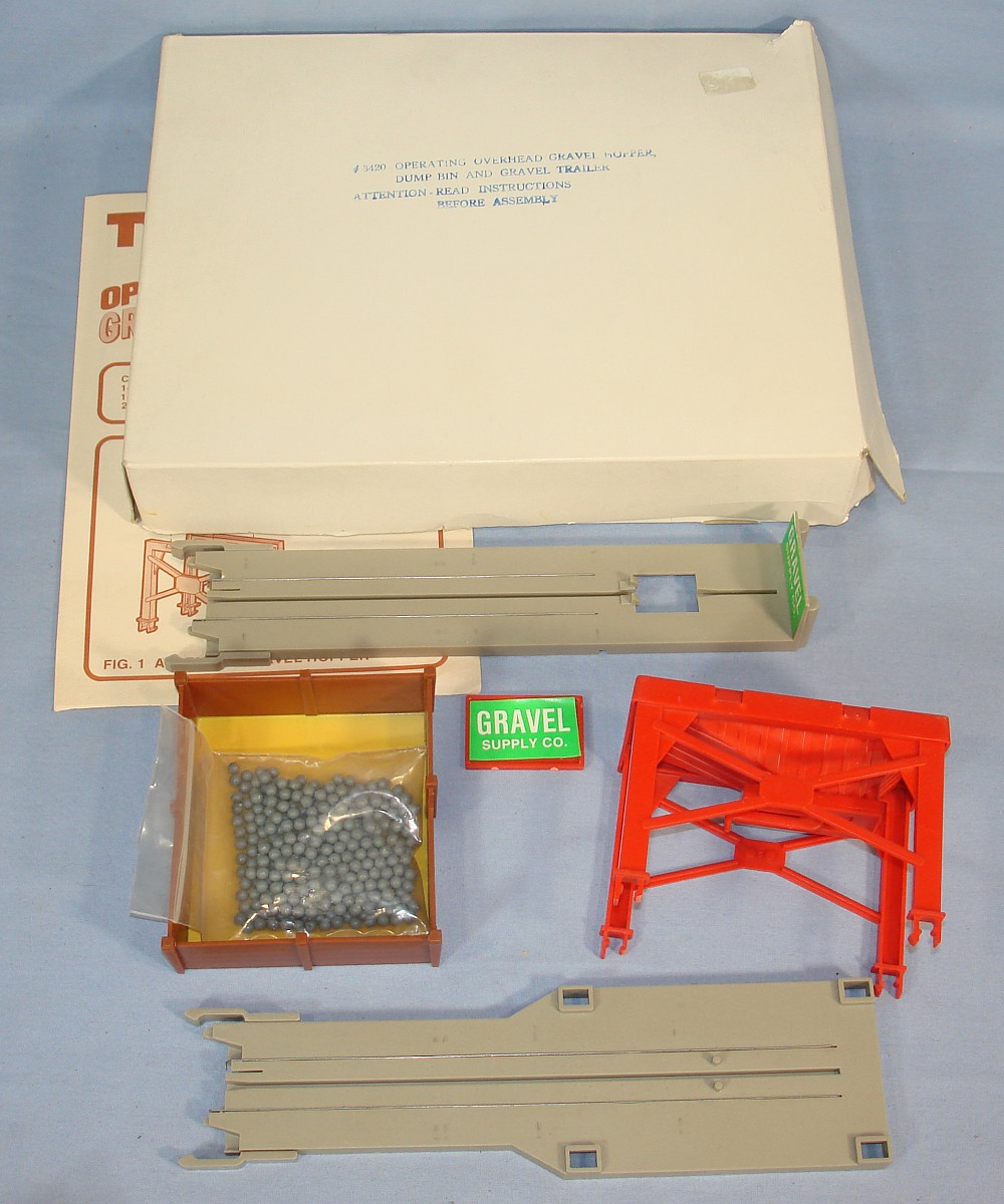 Vintage Tyco US1 Electric Trucking #3420 Operating Overhead Gravel Hopper Action Accessory Vintage Tyco US1 Electric Trucking #3420 Operating Overhead Gravel Hopper Action Accessory